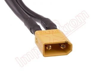 Serial connection cable for external battery for electric scooter. VERIFY THAT THE CONTROLLER IS PREPARED TO SUPPORT THE SUM OF VOLTAGES Characteristics: With this cable you can add voltages to the controller, thus achieving a battery configuration in